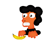 Baking Banana Bread Sticker by Sebaldo