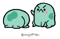 Smacking Sticker by angy frog