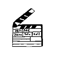 Artisme2300 art video cdf 2300 Sticker