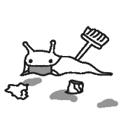 baekheh home mom clean busy Sticker