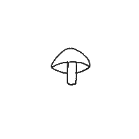 Energy Mushroom Sticker by MYCELAB