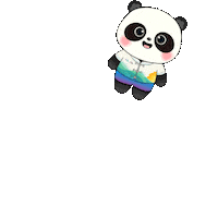 Monkey Panda Sticker by The World Games