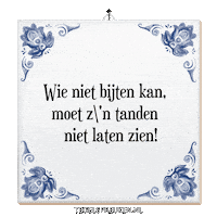 Spreuk Spanning Sticker by Tegelspreuken.nl