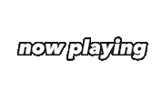 Now Playing Sticker