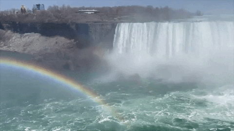 Niagara Falls Rainbow GIF by Storyful