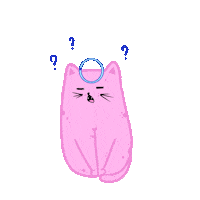 _lcleml_ cat wtf question loading Sticker