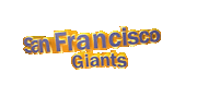 San Francisco Giants Baseball Sticker by GIPHY Text
