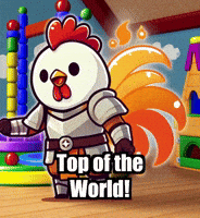 Proud Top Of The World GIF by Zorooster