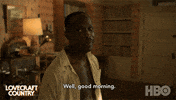 Good Morning Greetings GIF by Lovecraft Country