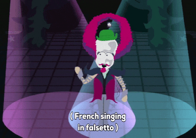french singing GIF by South Park 