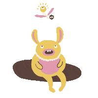edueleno bunny rabbit talk chisme Sticker