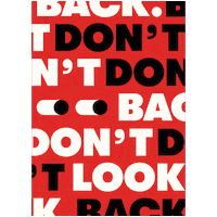 Dont Look Back Sticker by Jackie Smith BA