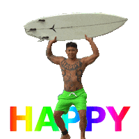 Happy Dance Sticker by triviall_tsunami