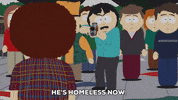 gun crowd GIF by South Park 