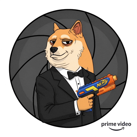 James Bond Illustration GIF by Doge Pound
