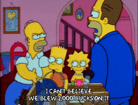 Gasping Season 3 GIF by The Simpsons