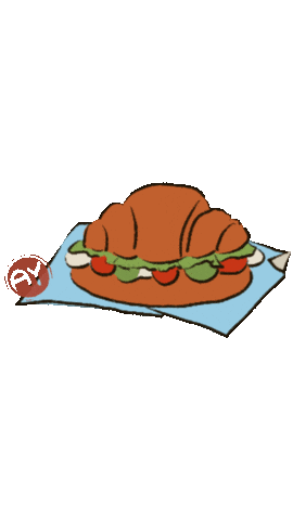 Hungry Sandwich Sticker