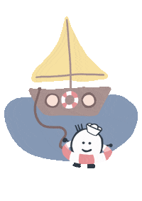 Boat Ship Sticker by Frankfurt mit Kids