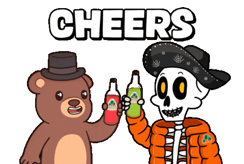 Celebrate Teddy Bear Sticker by BEARISH