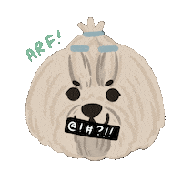 Dog Sticker by Ann of Facedit
