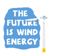 wind turbine Sticker by Ørsted
