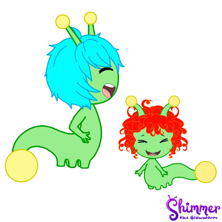 Ha Ha Lol Sticker by ShimmertheGlowworm