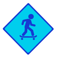 Skate Skateboarding Sticker by banco BV