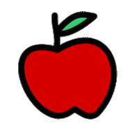 school apple Sticker by ZONKT®