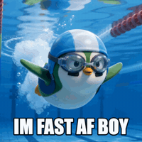 Racing Swimming GIF by ZaddyFi