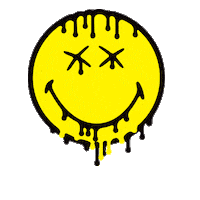happiness dripping Sticker by Smiley