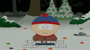 stan marsh snow GIF by South Park 