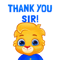 Thank You So Much Sticker by Lucas and Friends by RV AppStudios