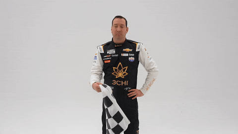 Kyle Busch Flag GIF by Richard Childress Racing