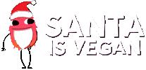 Go Vegan Merry Christmas Sticker by VEGCRAVER