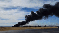Fire at Utah Tire Plant Sends Smoke Over Interstate 15