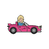 Roadtrip Truckstop Sticker by Dolly Parton