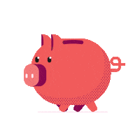 bendigobank saving piggybank bendigobank Sticker