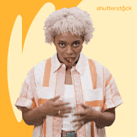 Sponsored gif. Woman gasps and holds her hands against her chest in shock. She has an aghast expression on her face. Text reads, “O M G.”