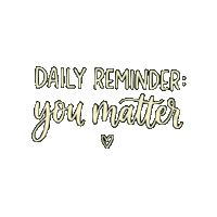 You Matter Good Vibes Sticker