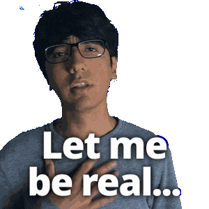 For Real Seriously Sticker