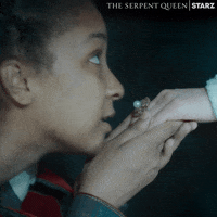 Starz Kiss GIF by The Serpent Queen
