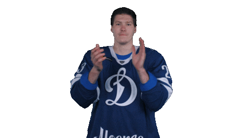 Hockey Applause Sticker by Dynamo_ru