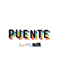 PuenteDR pride lgbtq puente Sticker