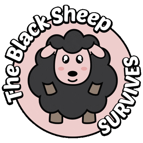 theblacksheepsurvives giphyupload rebel breaking black sheep Sticker