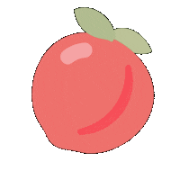 Fruit Peach Sticker