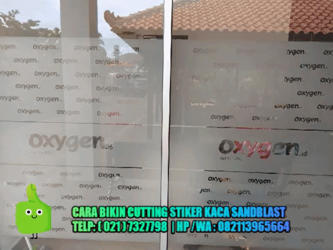 cutting stiker kaca GIF