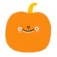 Halloween Smile Sticker by Linzie Hunter