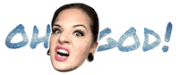 Ohgod Sticker by Heidi Lavon