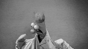 Confused Black And White GIF by Muppet Wiki