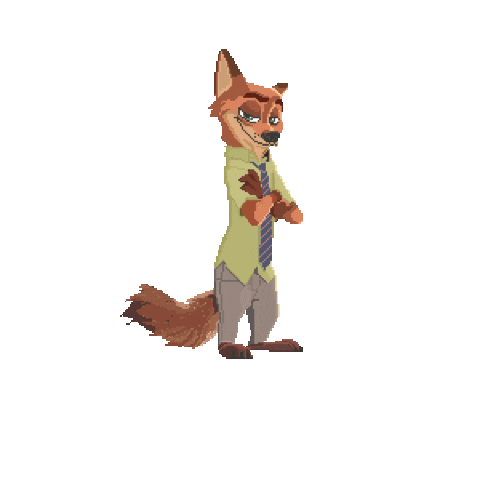 Fox Thinking Sticker